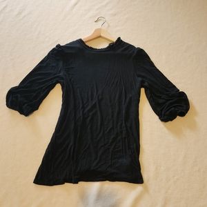 Lauren RalphLauren Black Puff sleeve w gold buttons